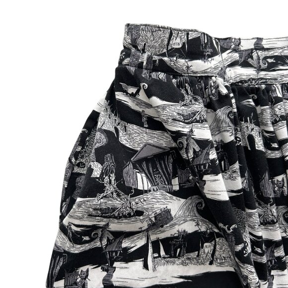 Disney Jack Skellington The Nightmare Before Christmas Pleated Skirt (2XL) - Picture 9 of 16